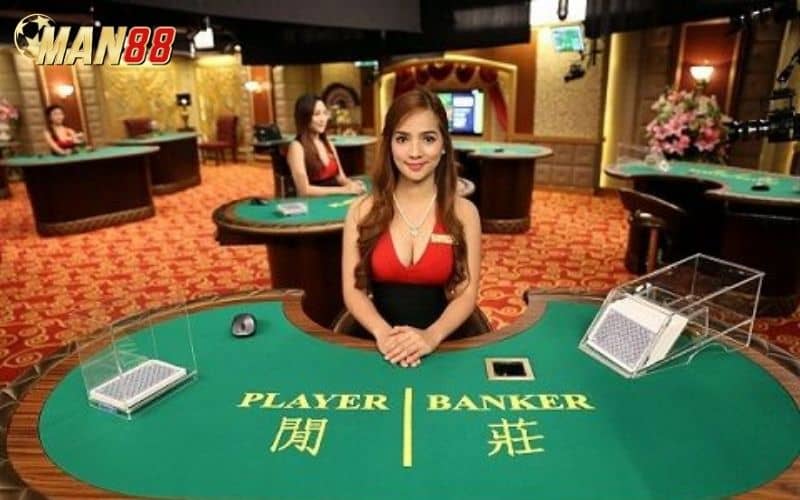Baccarat online là trò chơi trực tuyến tại Casino MAN88